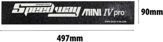 Minimotors Grip Deck Speedway Mini 4 4 Pro Non-slip Deck Mat Black