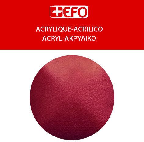+Efo Acrylic Acrylic Paint Set in Red color 197 Metallic Red 120ml 1pcs