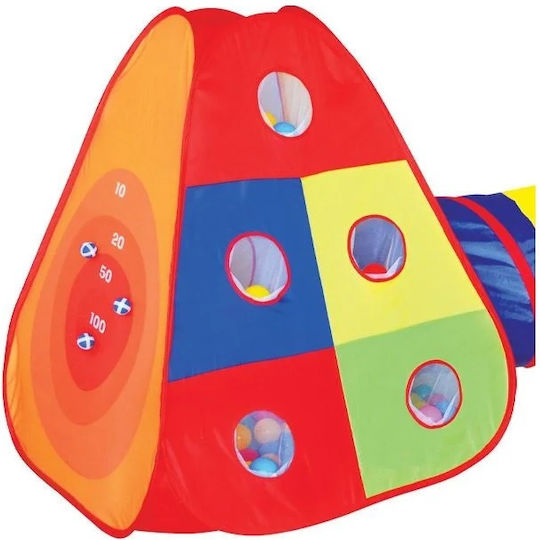 Children's Play Tent Tunnel Playpen 80 Balls Iplay 200 300 X 120 X 100 Cm Multicolour