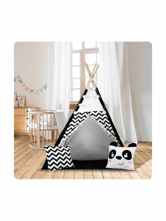 Play Tent Lights Idealstore Tipi Tipi Model Natural Cotton Cushions Insulating Mat Stable Structure Sliding Walls Storage Cover