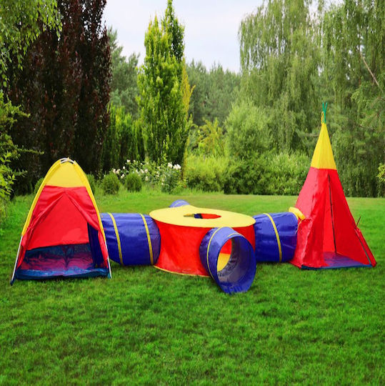 Kids Play Tunnel Tent Set Bigshot Bs8905 Multifunctional 7 in 1 532 x 135 cm Multicolour