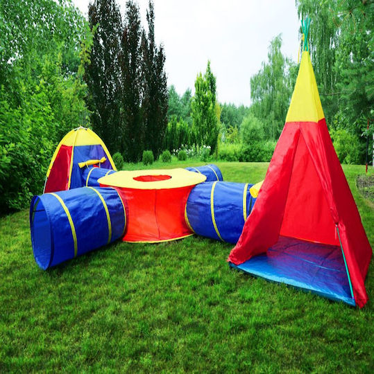 Kids Play Tunnel Tent Set Bigshot Bs8905 Multifunctional 7 in 1 532 x 135 cm Multicolour