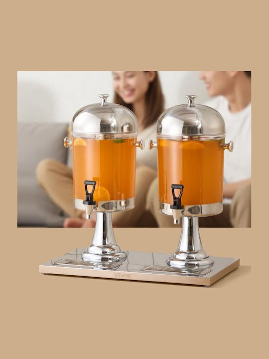 Vevor Double Beverage Dispenser 2x8L