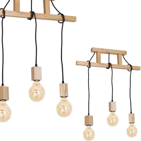 Eko Light Candelabru Jack Lustră Suspendată Bej
