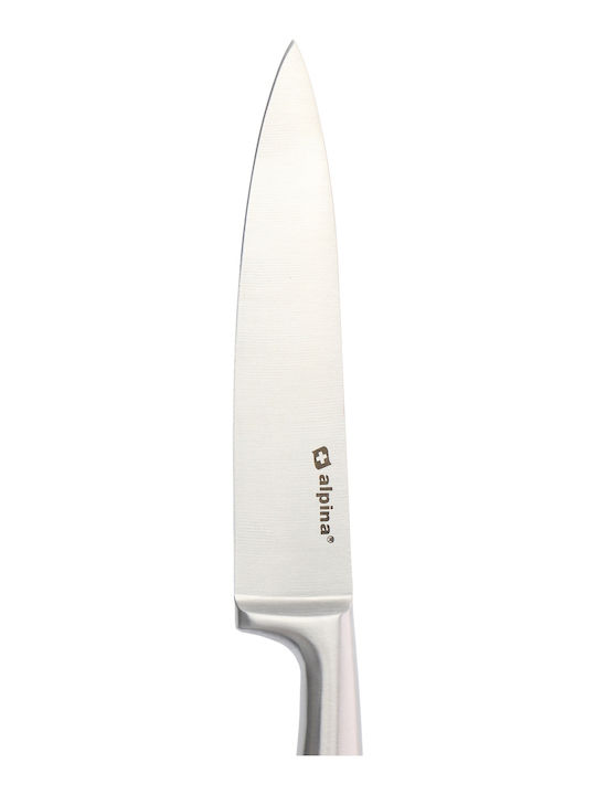 Alpina Appliances Knife Chef from Stainless Steel 33.5cm
