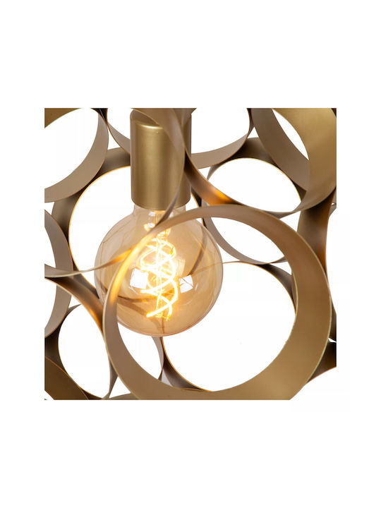 Lucide Lightning Pendant Light Yellow with Socket E27 10x170.8cm