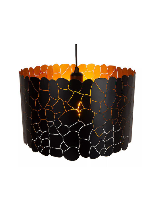 Lucide Lightning Pendant Light Black with Socket E27 40x40x155cm