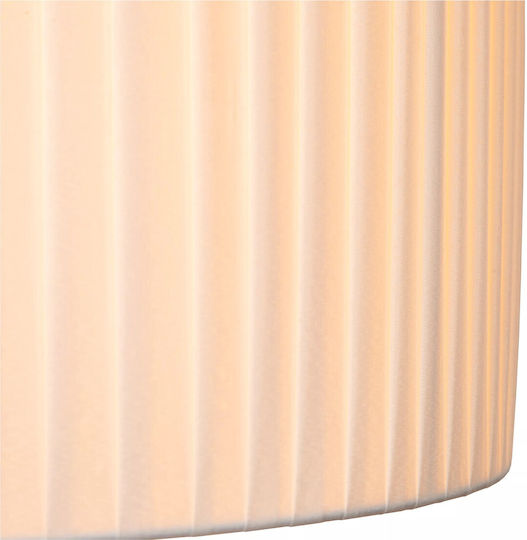 Lucide Lightning Κρεμαστό Φωτιστικό Λευκό με Ντουί E27 40x40εκ.