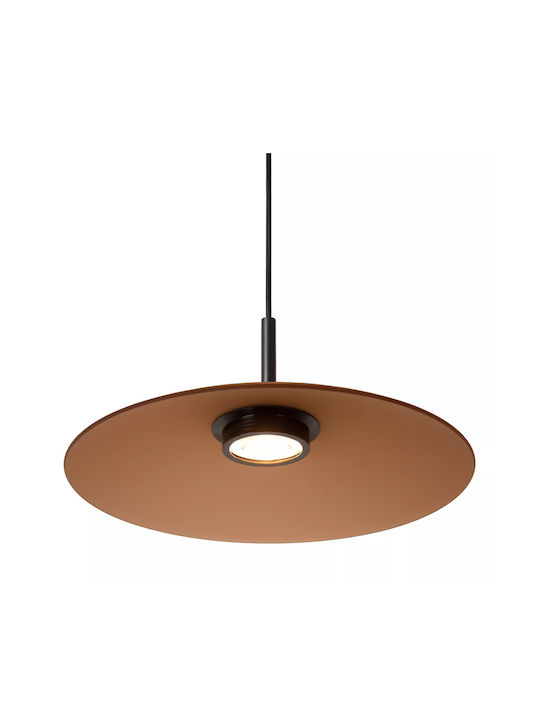 Lucide Lightning Pendant Light Honey 40x40cm