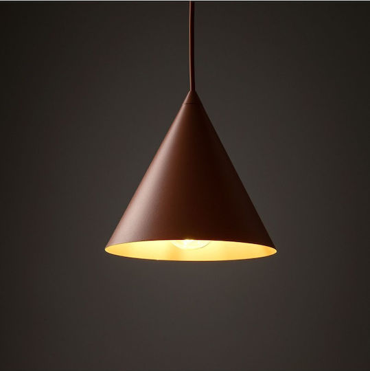 TK Lighting Κρεμαστό Φωτιστικό Λευκό με Ντουί E27 19εκ.