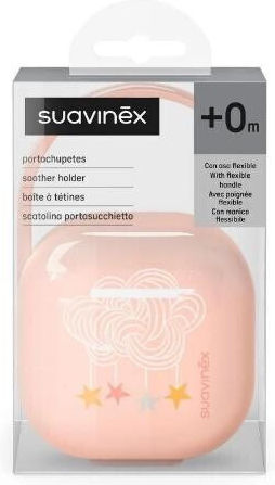 Suavinex Θήκη Πιπίλας Dreams από Πλαστικό Ροζ