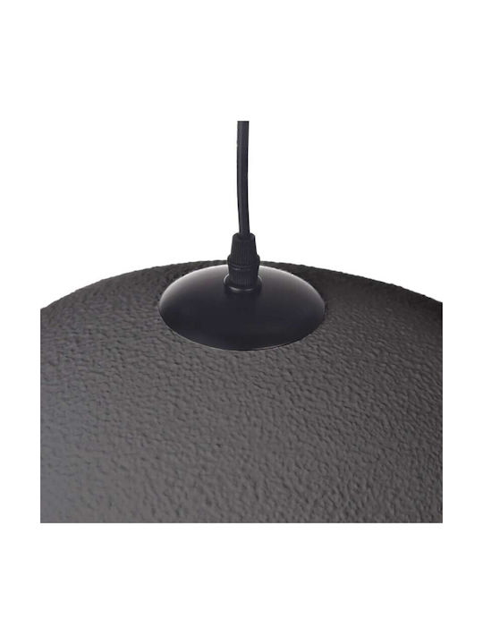 Atman Verstellbar Hängelampe Gray mit Fassung E27 30x30x17cm.