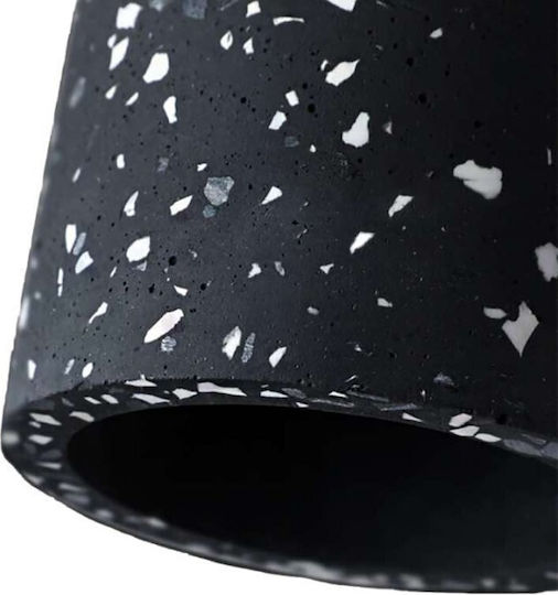 Atman Verstellbar Hängelampe Schwarz mit Fassung E27