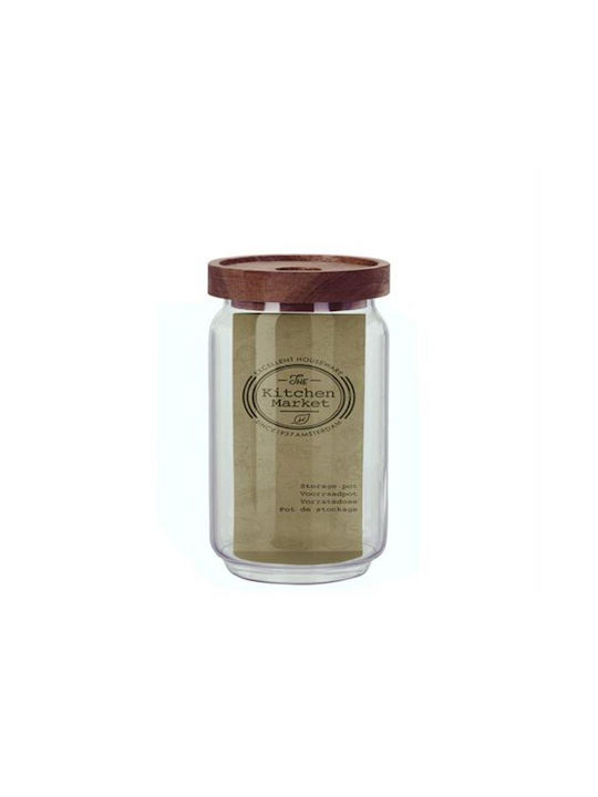 Zaros Βάζο Γενικής Χρήσης με Καπάκι Γυάλινο 700ml