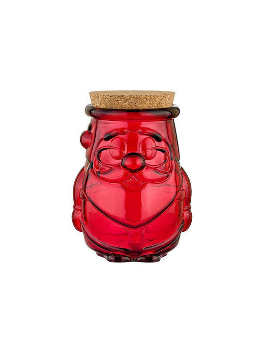 Vidrios San Miguel General Use Glass Jar with Lid Red 650ml 1 Piece