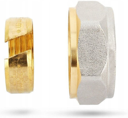 Diamond Σύνδεσμος Ποτίσματος 87mm Ασημί