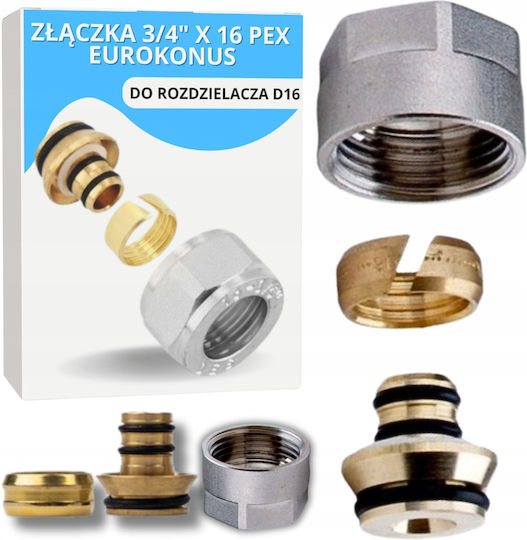 Diamond Conector de Irigare Argintiu