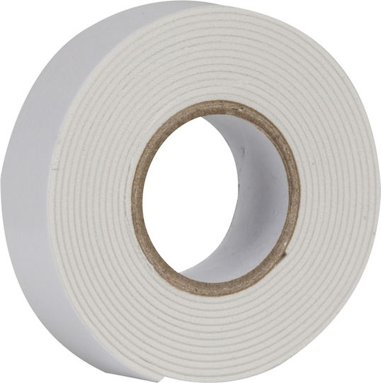Kinzo White Αυτοκόλλητη Ταινία Διπλής Όψης Λευκή 2.3mx19mm