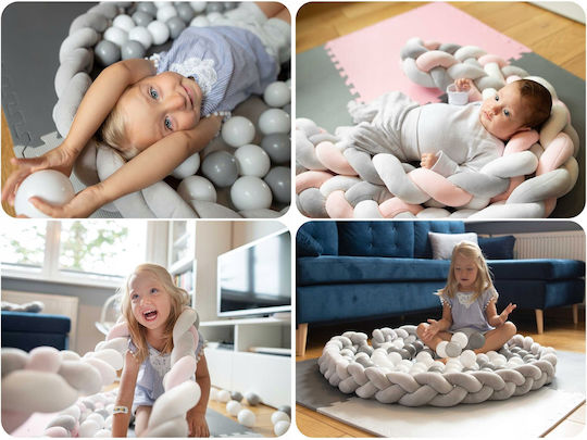 Crib Bumpers Classic Inside Gray 300cm
