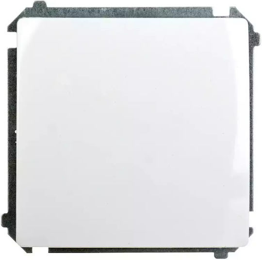 Kontakt-Simon Recessed Wall Switch Lighting One-Way without Frame White