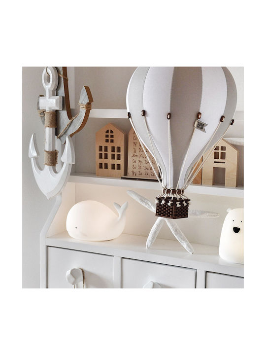 Rabbit & Friends Kids Decorative Lamp White 3εκ.