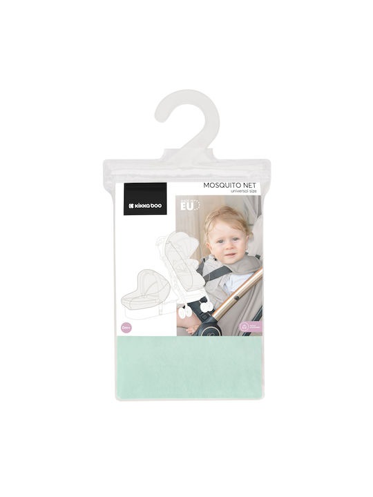 Kikka Boo Mückennetz Kinderwagen aus Tüll 41108040098 Türkis 120x120cm Mint