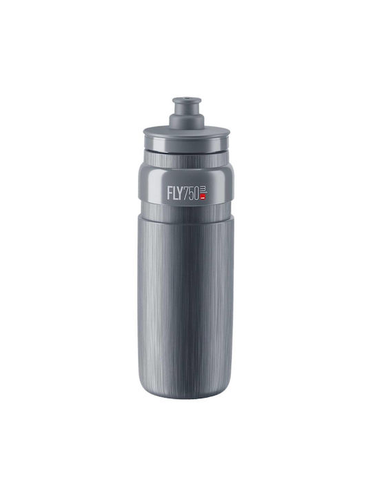 Elite Παγούρι Πλαστικό Ποδηλάτου 750ml Γκρι