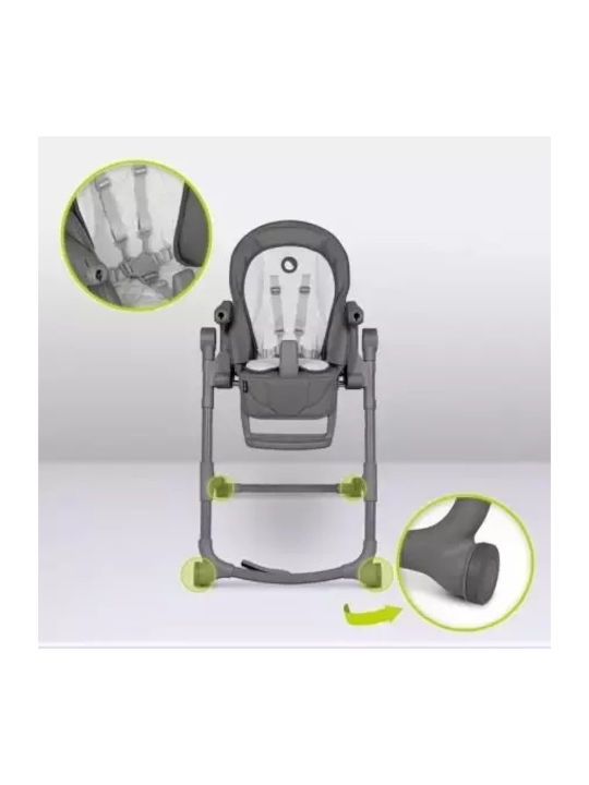 Lionelo Cora Plus Foldable Baby Highchair 2 in 1 Gray