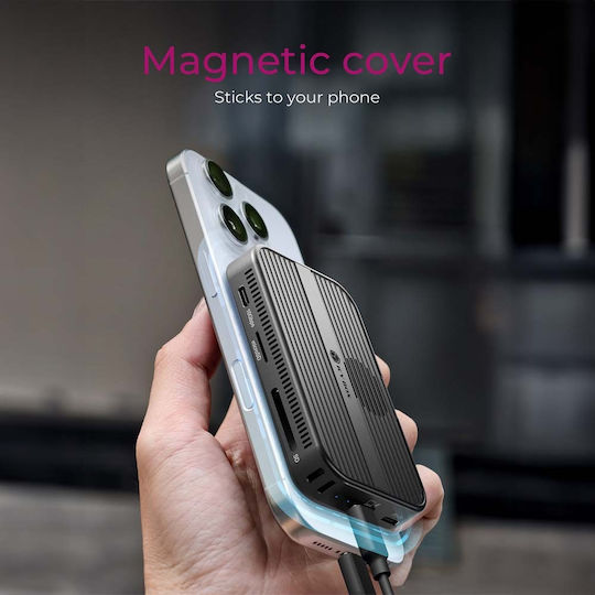 Icy Box USB-C Docking Station με SSD Enclosure Μαύρο (IB-DK4071M-CU31)