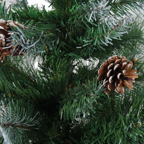 Christmas Decorative Plastic Tree Cone 180cm Green