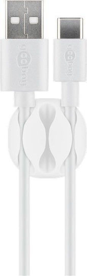 Goobay Goobay Cable Tie White 70681 5 Pieces
