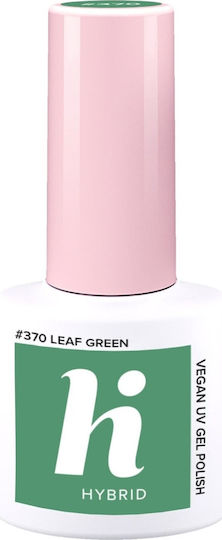 Hi Hybrid Glossy Long Lasting Nail Polish 370 Leaf Green 5ml