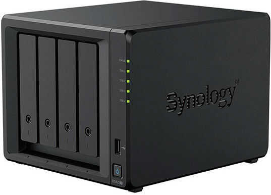 Synology DiskStation NAS Tower με 4 θέσεις για SSD και 2 θύρες Ethernet