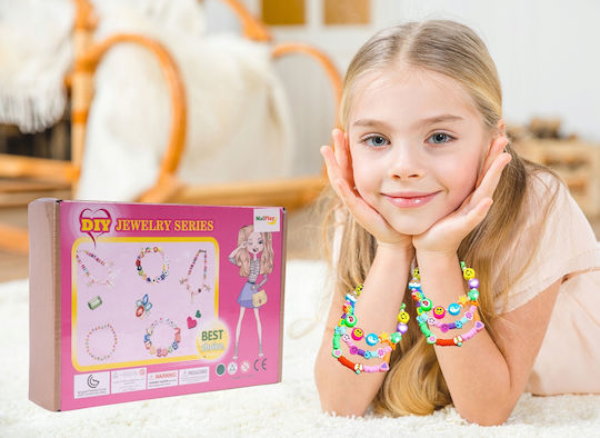 Schmuckperlen-Set Idealstore Enthält 480 Bunte Elemente in Verschiedenen Formen Transparenter Faden Hakenclips Schmuck Ohrringe Aufbewahrungsbox Fördert Manuelle Fähigkeiten