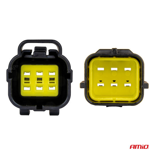 Waterproof Electrical Connector Set 6 Pin 2.2mm Amio-04349