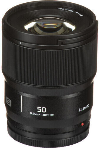 Panasonic Full Frame Φωτογραφικός Φακός Lumix S 50mm f/1.8 Σταθερός για Leica L Mount Μαύρος
