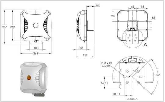 Poynting Χροl-2-5g-03 Εξωτερική Κεραία 5G Κατευθυντική 11dBi με σύνδεση SMA