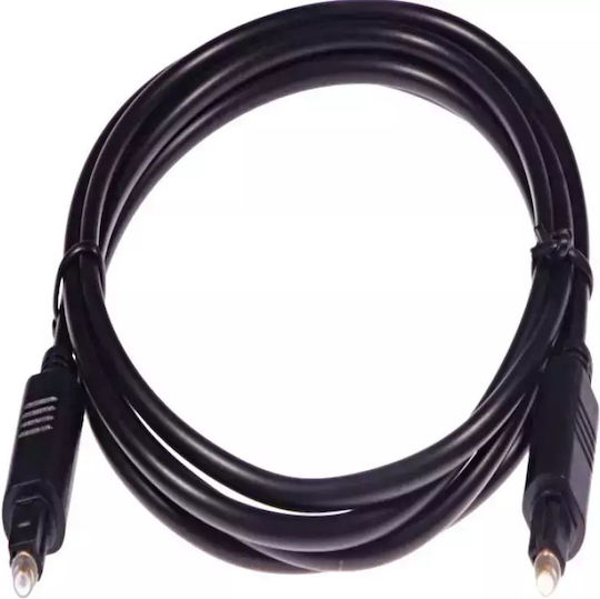 Libox Optical Audio Cable TOS male - TOS male Μαύρο 1.5m (LB0028)