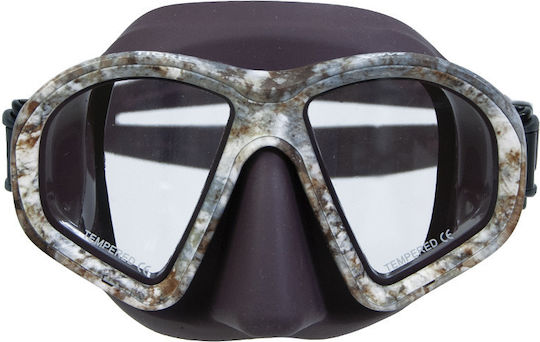 XDive Tauchmaske Silikon Tigre Braune