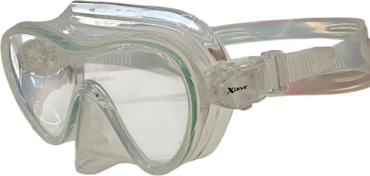 XDive Taucher Maske Silikon Rainbow Transparent