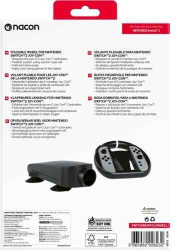 Nacon Fold Steering Wheel for Switch 2