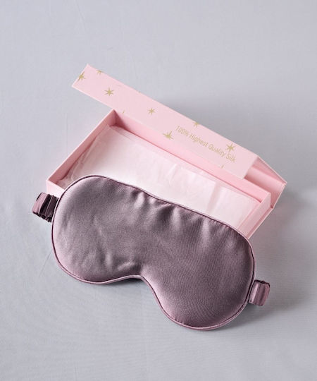Kentia Stylish Silk Μάσκα Ύπνου Μεταξένια Μωβ