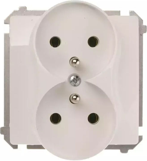 Kontakt-Simon Power Socket White 1pcs