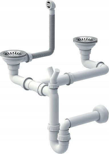 GraniteQ Drop-In Spüle aus Verbundgranulat B76xT50cm Silber