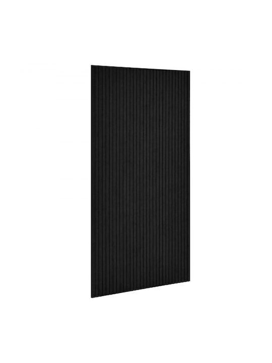 3D Wandpaneele mit Kleber / Selbstklebend Schwarz 47,2x23,6x0,4cm 5Stücke