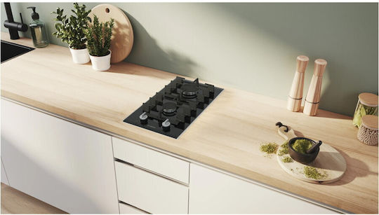 Bosch Serie 8 Domino Εστία Φυσικού Αερίου Αυτόνομη 30x52εκ.
