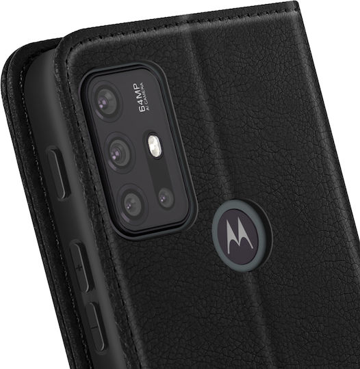 Avizar Case Motorola Moto G10 Moto G30 Clamshell Video Holder Black