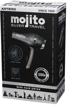 Artero Mojito Travel Hair Dryer for Travel 1000W