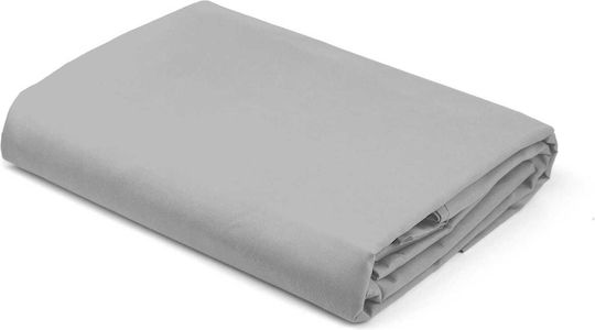 Detexpol Σεντόνι King Size με Λάστιχο 220x200εκ. Light Gray