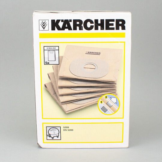 Karcher Σακούλες Σκούπας 5τμχ Συμβατή με Σκούπα Karcher
